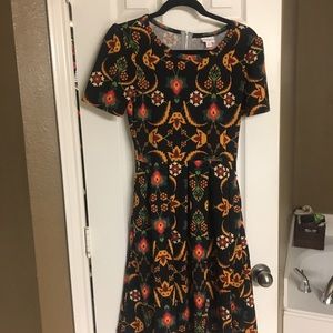 Lularoe Amelia dress with pockets.